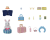 5641 Sylvanian Families - Weekend reisset-konijn Sneeuwwit