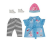 832585 BABY born Deluxe Jeansjurk (43 cm)