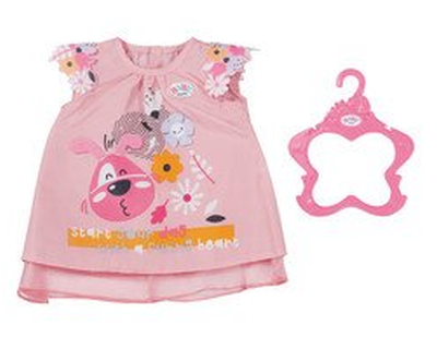 833612 BABY born Jurk met Hond (43 cm)