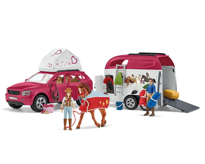 42535 Schleich Horse Club Avontuur met auto en paardentrailer