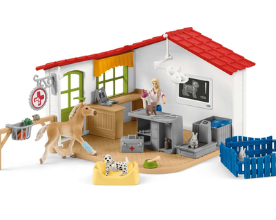 42502 Schleich Farm World Dierenartspraktijk met huisdieren