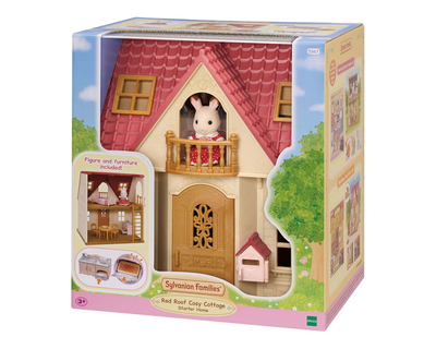 5567 Sylvanian Families - Nieuw Startershuis- poppenhuis met brievenbus