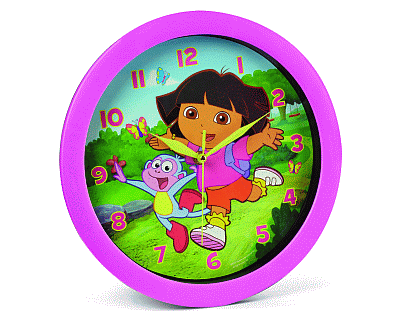 Dora Muur klok dancing