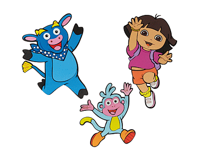 Dora Foam Wall décor 3 pieces
