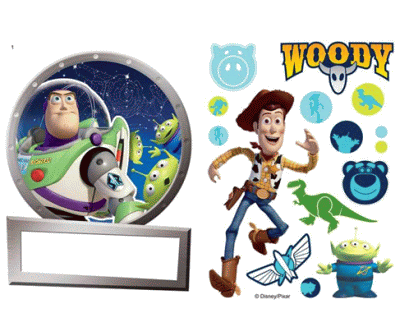 Toy Story Name Plate Stickers
