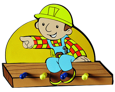 Bob de Bouwer kinderkamer - Foam Kapstok