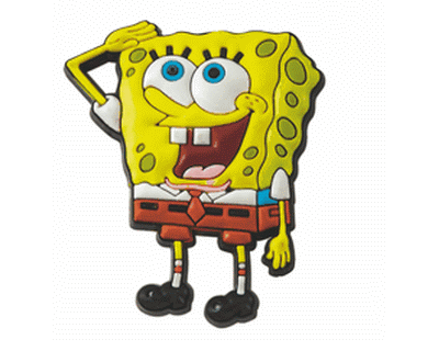 vrjaardag Spongebob PVC magneet 11080