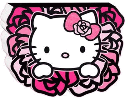 Hello Kitty school - Roosvorm Notitieboekje