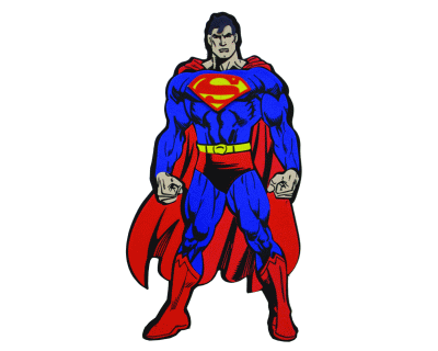 Superman foam muurdeco medium