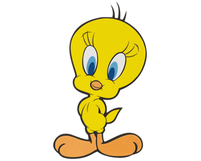 Tweety wanddecoratie medium