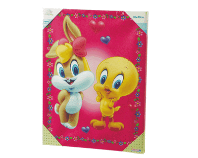 Baby Looney Tunes Canvas Tweety en konijn