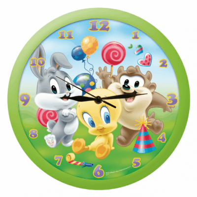 Baby Looney tunes muur klok