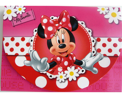 Minnie Mouse Notitieboek A6 met Spiegeltje