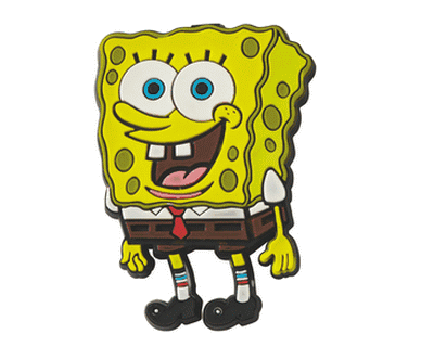 verjaardag Spongebob PVC magneet 012311