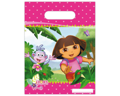 Verjaardag Dora Feestzakjes 6 per pak