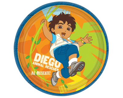 Diego feest bordjes 23cm