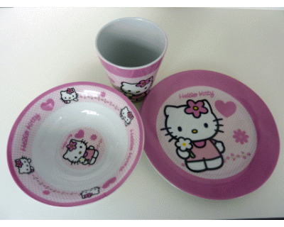 Hello Kitty servies - Porseleinen dinner set