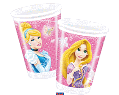 Disney princses Feest beker 8 per pak