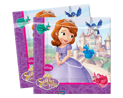 Prinses Sofia feest servetten 20pc