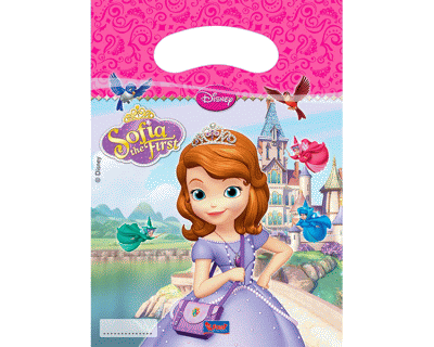 Prinses Sofia feest zakjes