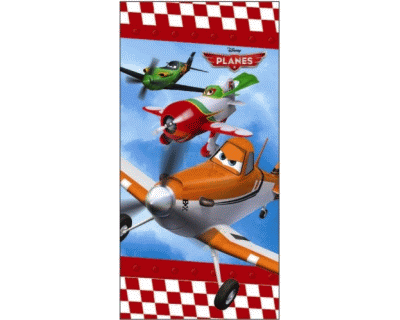 Disney Planes strand - Badlaken checker