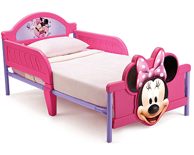 Minnie Mouse 3D Plastic junior bed