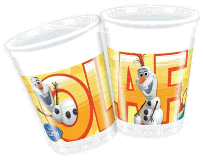 Frozen Olaf Bekers 8pcs
