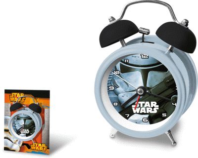 Star Wars retro wekker Jango Fett