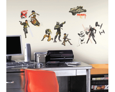 Star Wars muurtickers 17 pcs