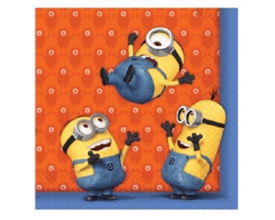 Minions feest servetten