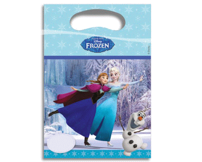 Frozen feest iceskating zakjes