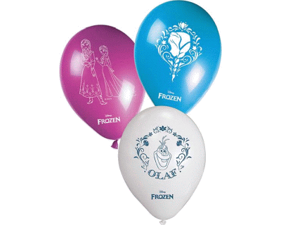 Frozen Alpine feest ballonen 8 per pak