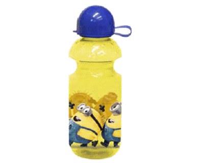 Minions bidon gele transparant