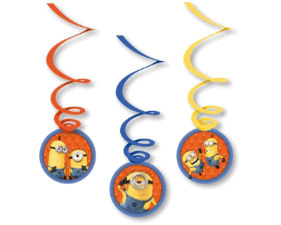 Minions feest decoratie spiraal