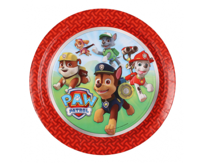 Paw Patrol feest bord 23cm