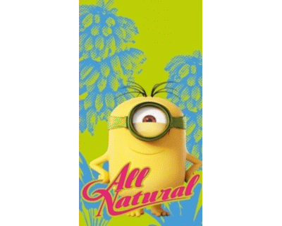 Minions strandlaken natural