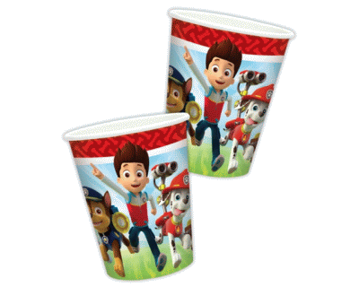 Paw Patrol feest bekers