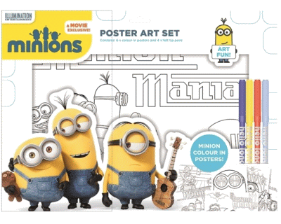 Minions kleurposterset 10-delig