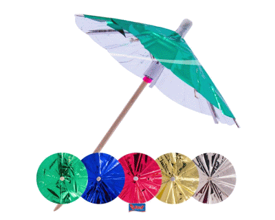 Verjaardag Parasol Prikkers 15 stuks