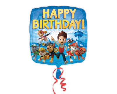 Paw Patrol verjaardag folie ballon happybirthday