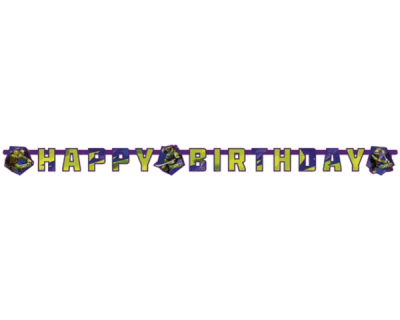 Ninja Turtles verjaardag slinger happybirthday