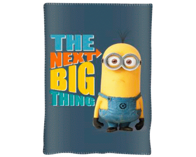 Minions plaid fleecedeken big