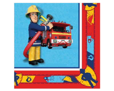 Brandweerman Sam Feest servetten