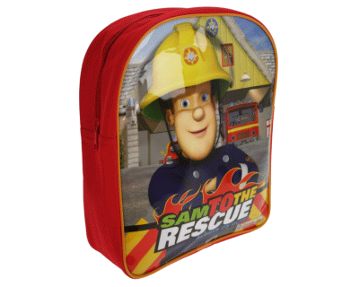 Brandweerman Sam rugzak rood