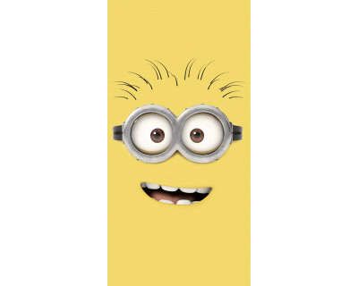 Minions strandlaken geel