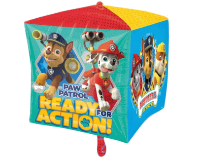 Paw Patrol verjaardag Cubez Foil Balloon