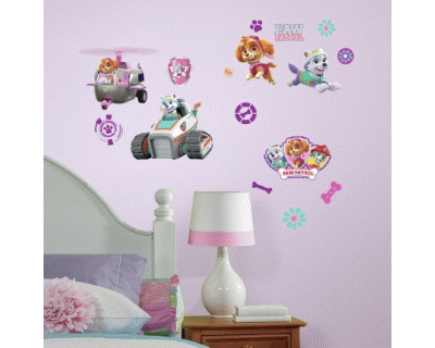 Paw Patrol muur stickers 30 stuks