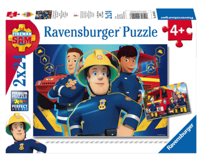 Brandweerman Sam puzzel 2 x 24