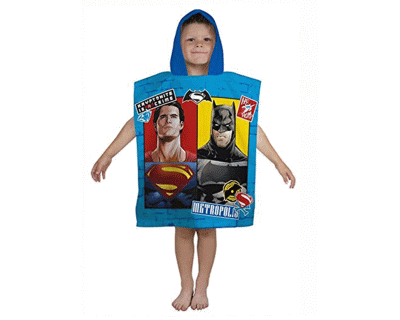 Batman vs superman poncho