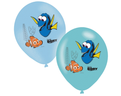 Finding Dory feest ballonnen 11" 6 per pak